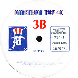 American Top 40 LP Label