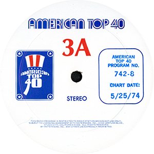 American Top 40 LP Label