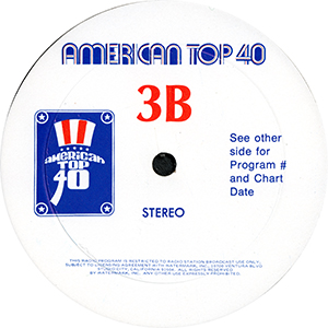 American Top 40 LP Label