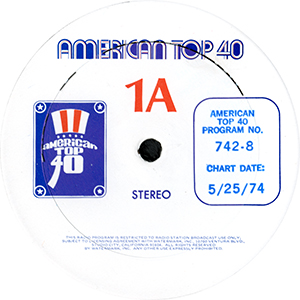 American Top 40 LP Label