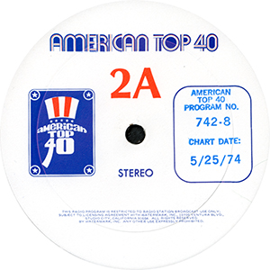 American Top 40 LP Label