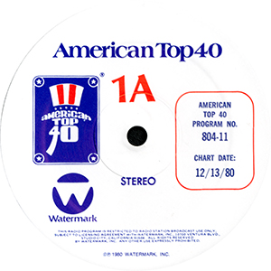 American Top 40 LP Label