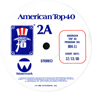 American Top 40 LP Label