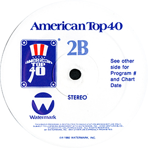 American Top 40 LP Label