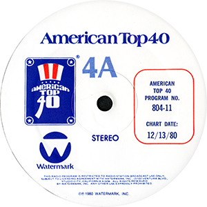 American Top 40 LP Label