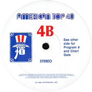 American Top 40 LP Label