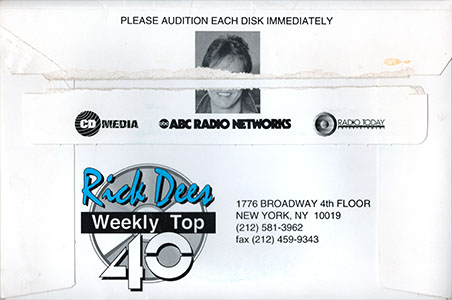 Weekly Top 40 1996 CD Envelope