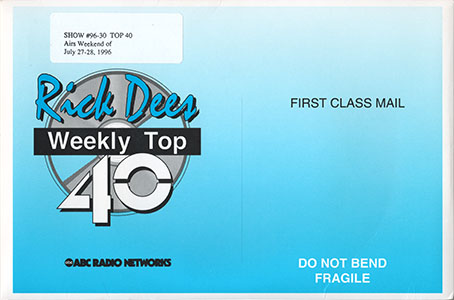 Weekly Top 40 1996 CD Envelope