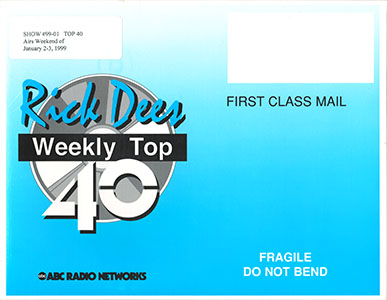 Weekly Top 40 1998 CD Envelope