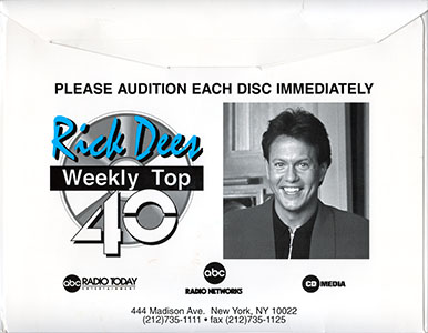 Weekly Top 40 1999 CD Envelope