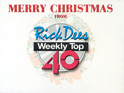 Weekly Top 40 Generic Christmas Sticker