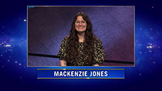 [Jeopardy! 2021 Tournament of Champions - Mackenzie Jones]