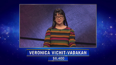 [Jeopardy! 2021 Tournament of Champions - Veronica Vichit-Vadakan]