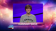 [Jeopardy! 2018 College Championship - Hannah Sage]