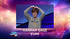 [Jeopardy! 2018 College Championship - Hannah Sage]