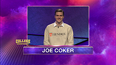 [Jeopardy! 2020 College Championship - Joe Coker]