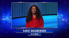 [Jeopardy! 2022 Second Chance Tournament - Sadie Goldberger]