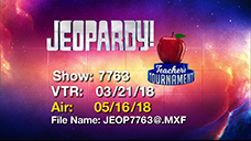 [Jeopardy! 2018 Teachers Tournament - Title Slate]