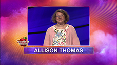 [Jeopardy! 2020 Teachers Tournament - Allison Thomas]