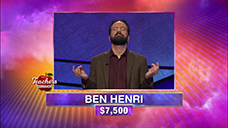 [Jeopardy! 2020 Teachers Tournament - Ben Henri]