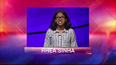 [Jeopardy! 2018 Teen Tournament - Rhea Sinha]