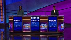 [Jeopardy! 2018 Teen Tournament - Image of the final results]