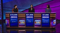 [Jeopardy! 2018 Teen Tournament - Image of the day one final results]