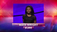 [Jeopardy! 2018 Teen Tournament - Maya Wright]