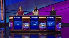 [Jeopardy! 2019 Teen Tournament - Image of the final results]