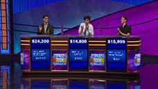 [Jeopardy! 2019 Teen Tournament - Image of the day one final results]